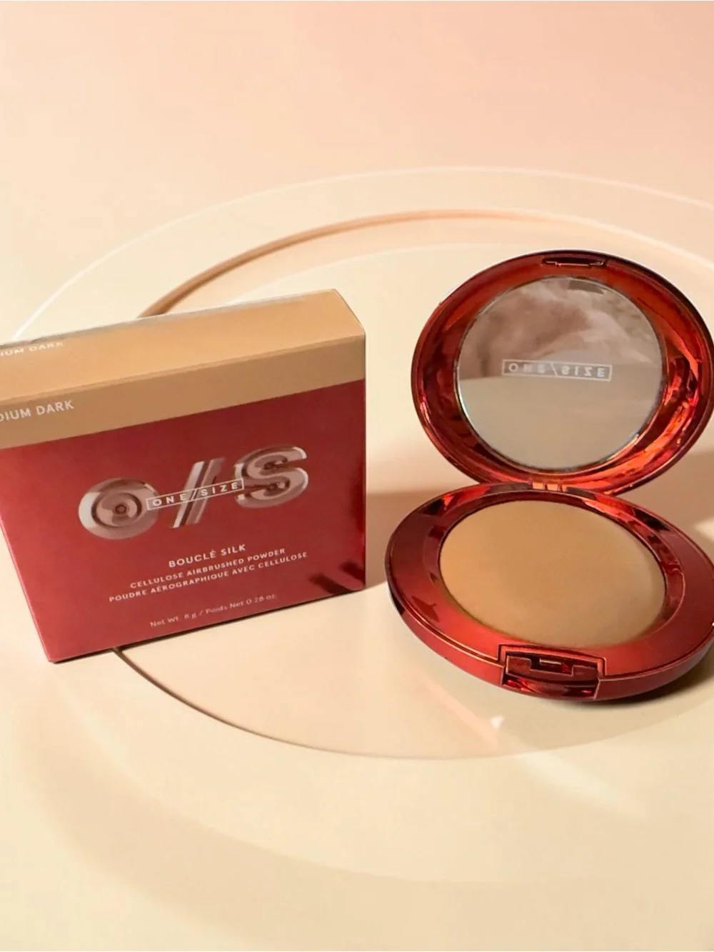 ONE/SIZE Bouclé Silk Cellulose Airbrushed Powder - Medium Dark. BRAND NEW in box
